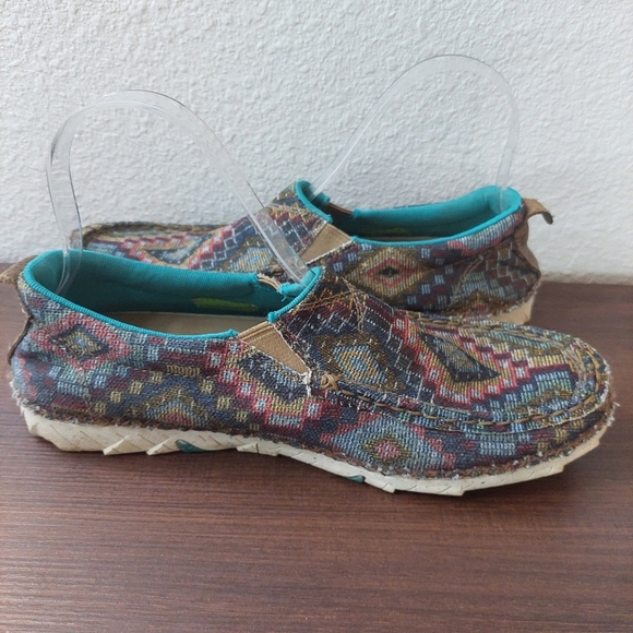 Twisted X Zero X Aztec Slip On Shoe WZXS002 Size 8.5 Women's - Picture 4 of 9